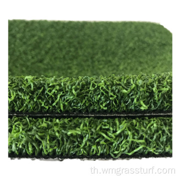 หญ้าเทียมมินิกอล์ฟหญ้าวางเสื่อสีเขียว